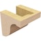Ekena Millwork 4"W x 4"D x 4"H Wide Del Monte Rough Cedar Woodgrain TimberThane Corbel, Primed Tan CORUR04X04X04DELRCPR - alternate 3